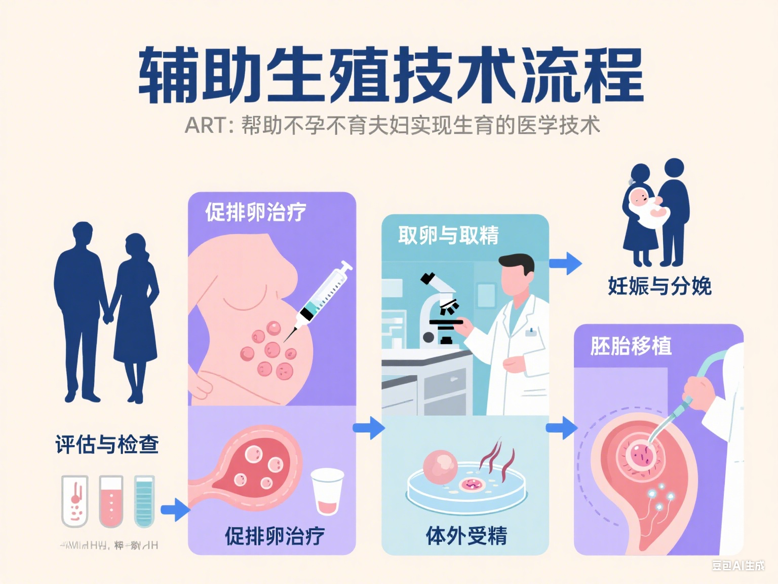 試管嬰兒,試管過(guò)程,試管嬰兒步驟